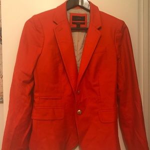 J Crew Bright Orange Blazer